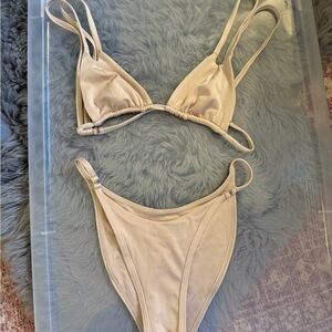 Elegant Cream Bikini Set